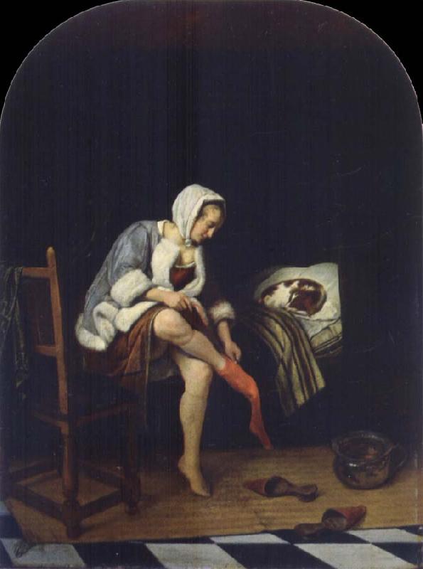 Jan Steen The Toilet